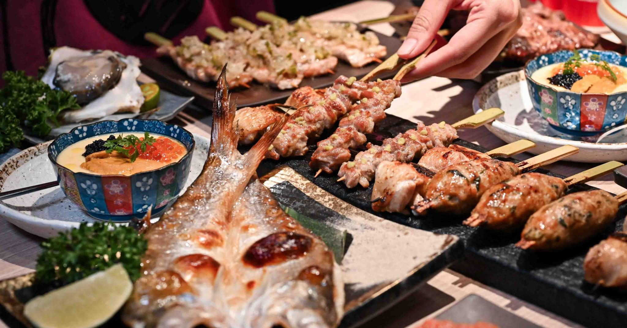 六張犁美食,鳥萬炭火燒,鳥萬炭火燒菜單,鳥萬炭火燒推薦,鳥萬炭火燒訂位 @趁早出門吃飽飽