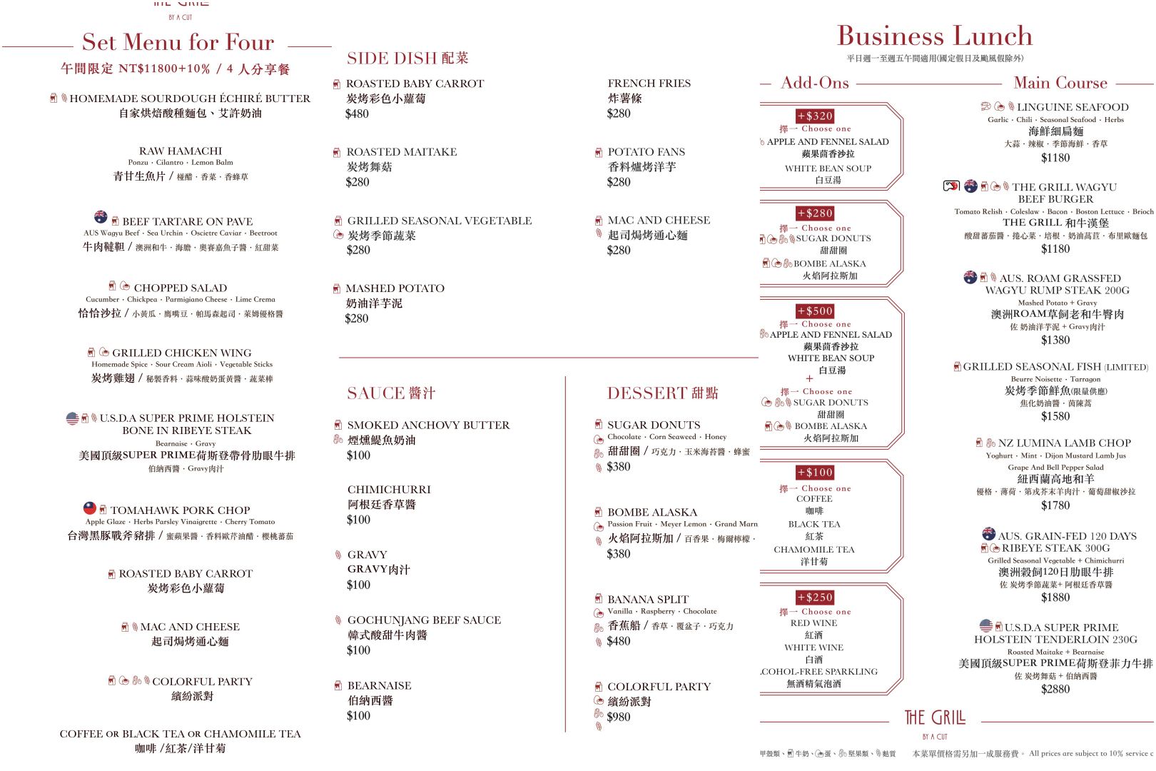 The Grill by A CUT, The Grill by A CUT菜單, The Grill by A CUT推薦, The Grill by A CUT訂位, The Grill by A CUT價格, 大巨蛋美食, 國父紀念館美食